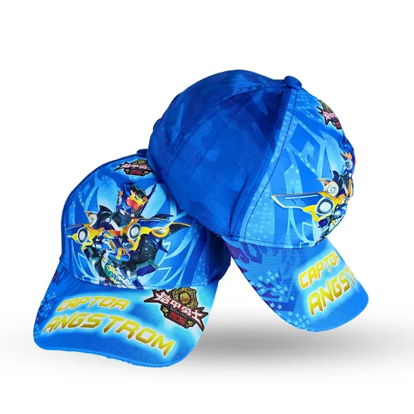 Blue_Kids_Superhero_And_Princess_Baseball_Cap