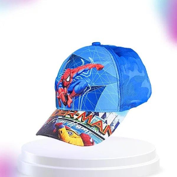 Blue_Kids_Superhero_And_Princess_Baseball_Cap