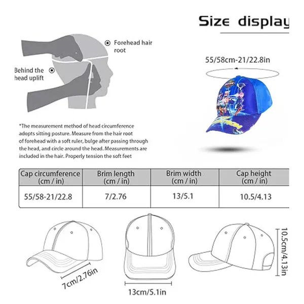 Navy_Kids_Superhero_And_Princess_Baseball_Cap