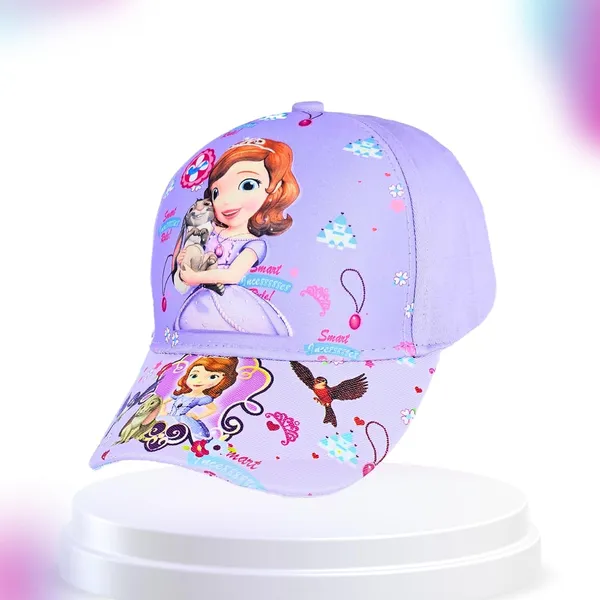 Purple_Kids_Superhero_And_Princess_Baseball_Cap