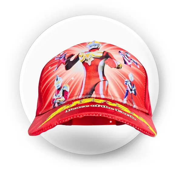 Red_Kids_Superhero_And_Princess_Baseball_Cap