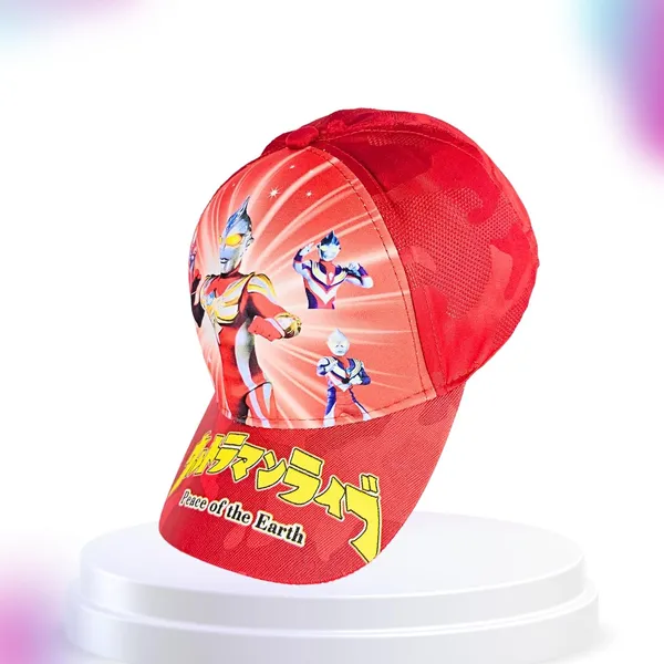 Red_Kids_Superhero_And_Princess_Baseball_Cap