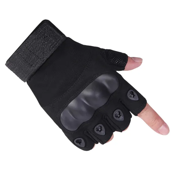 Black_Unisex_Half-Finger_Tactical_Gloves_For_Men_And_Women