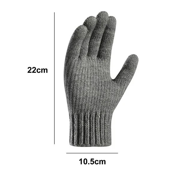 Black_Thermal_Wool_Blend_Winter_Gloves_For_Men_And_Women_With_Ribbed_Cuffs