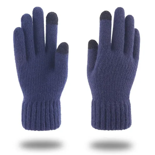Navy_Blue_Thermal_Wool_Blend_Winter_Gloves_For_Men_And_Women_With_Ribbed_Cuffs