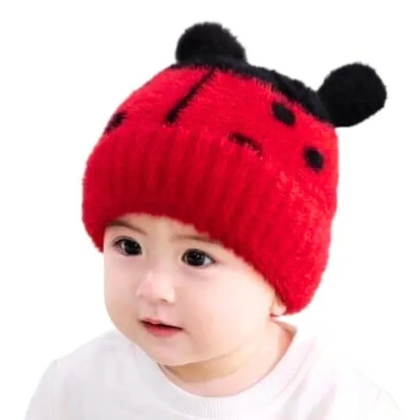 Red_Baby_Winter_Cap_Beanie_For_Newborn,_Toddler,_&_Infant