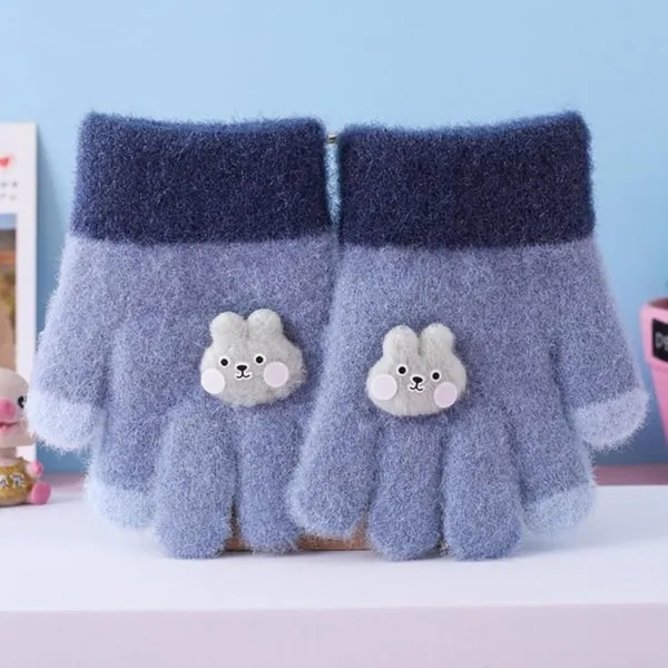 Blue_Kids_Winter_Beanie_With_Gloves_Set