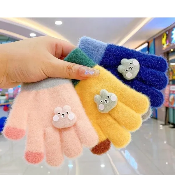 Blue_Kids_Winter_Beanie_With_Gloves_Set