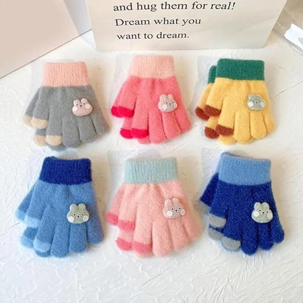 Blue_Kids_Winter_Beanie_With_Gloves_Set
