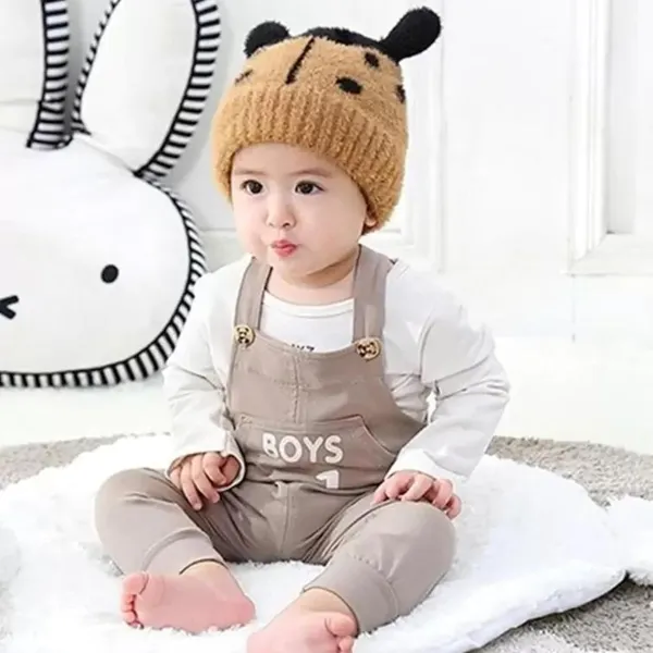 Yellow_Kids_Winter_Beanie_With_Gloves_Set