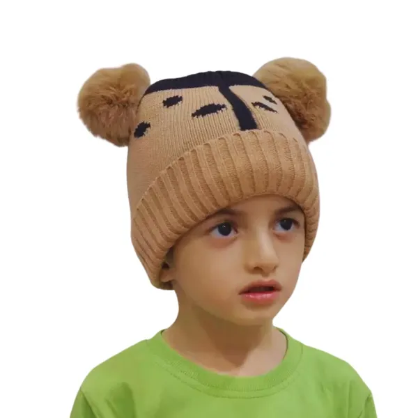 Camel_Winter_Beanie_Cap_Cute_Pom-Pom_Hat_For_Boys_&_Girls