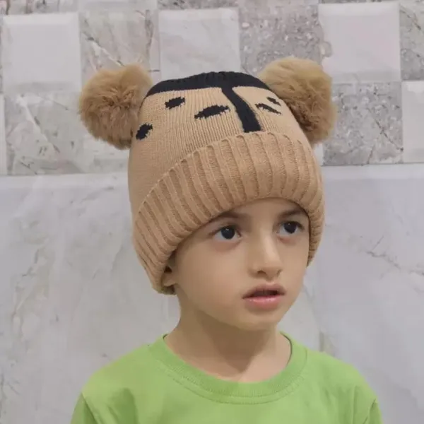 Camel_Winter_Beanie_Cap_Cute_Pom-Pom_Hat_For_Boys_&_Girls