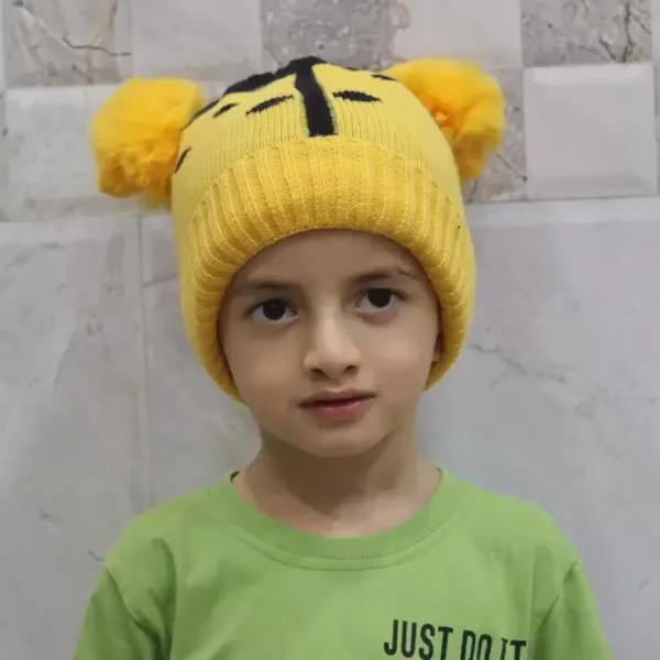 Yellow_Winter_Beanie_Cap_Cute_Pom-Pom_Hat_For_Boys_&_Girls
