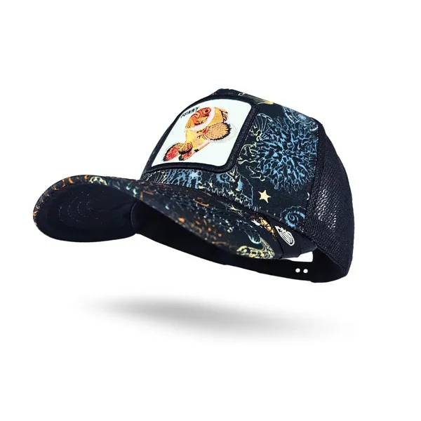Black_Unique_Animal_Themed_Snapback_Hat_With_Wolf_Print_Patch