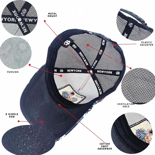 Red_Unique_Animal_Themed_Snapback_Hat_With_Wolf_Print_Patch