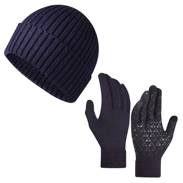 Navy_Winter_Beanie_And_Touchscreen-Compatible_Gloves_Set_For_Men