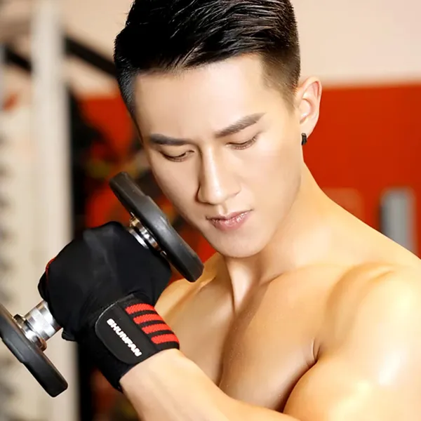 Red_Weightlifting_Gloves_With_Padded_Palm_Fingerless_Design_For_Maximum_Grip_For_Men_And_Women
