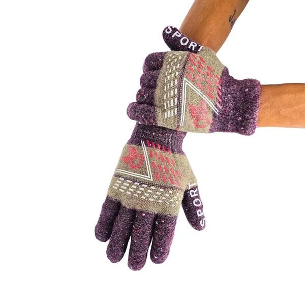 Maroon_Warm_Winter_Gloves_For_Men_With_Thermal_Insulation