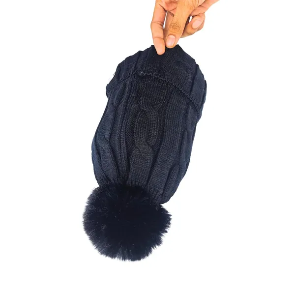 Black_Stylish_Pom_Pom_Winter_Hat_For_Women
