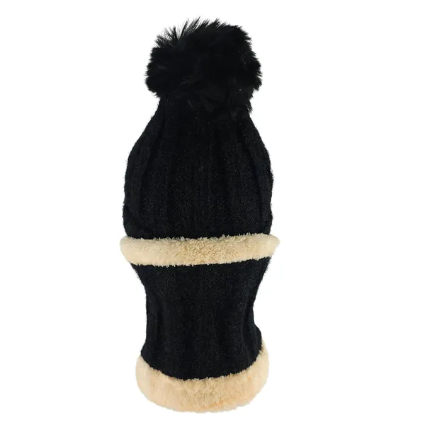Black_Winter_Beanie_And_Neck_Warmer_Set_For_Women