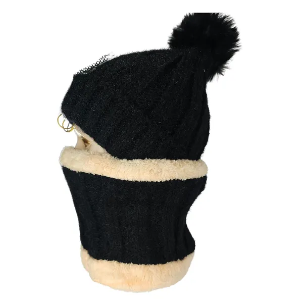 Black_Winter_Beanie_And_Neck_Warmer_Set_For_Women