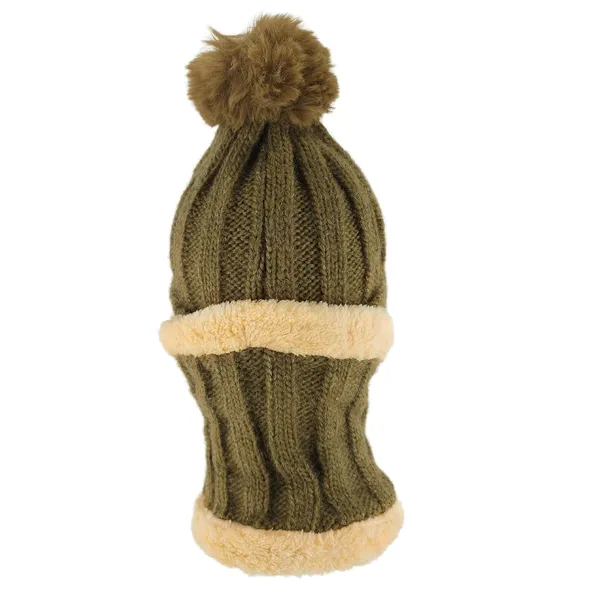 Brown_Winter_Beanie_And_Neck_Warmer_Set_For_Women
