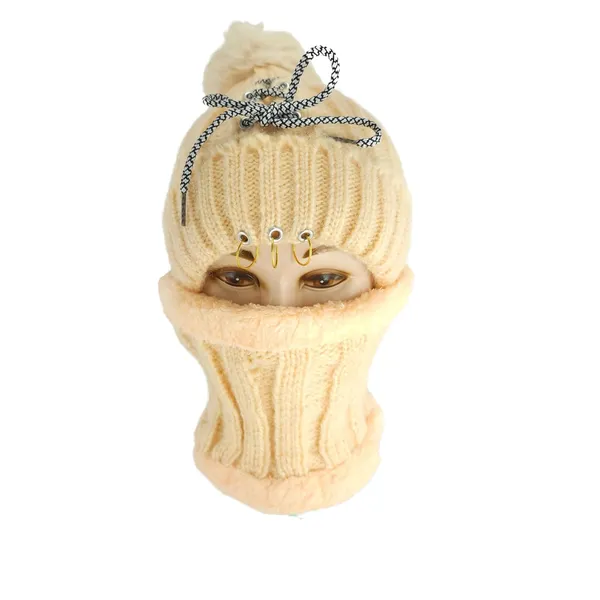 Cream_Winter_Beanie_And_Neck_Warmer_Set_For_Women