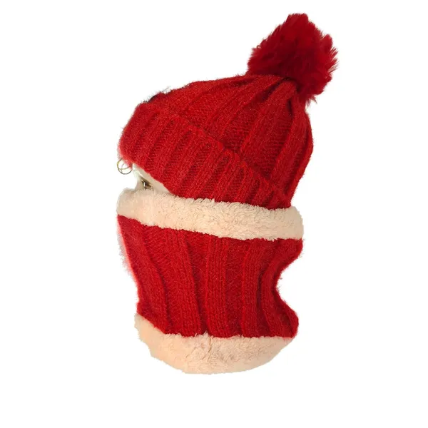 Red_Winter_Beanie_And_Neck_Warmer_Set_For_Women