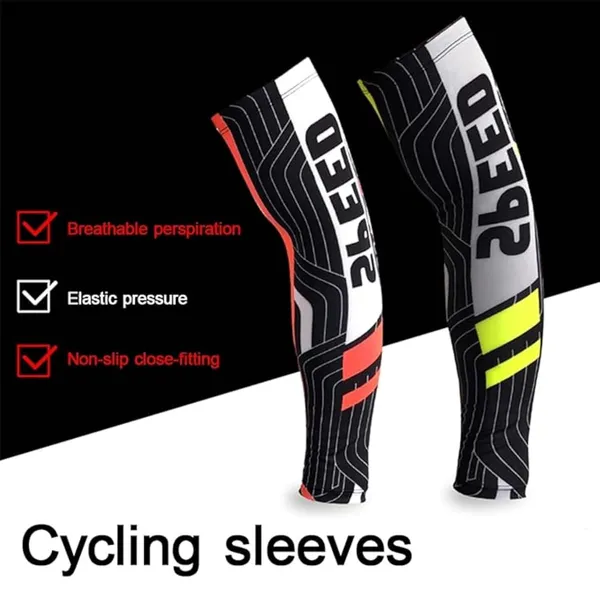 Neon_&_Blue_Sun_UV_Protection_Cooling_Compression_Sleeves_For_Outdoor_Sports,_Bike_Riding,_Golf,_Running,_Driving_(Pack_Of_2)