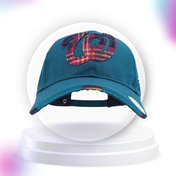 Blue_Comfortable_Fit_With_Strap_Breathable_Cotton_Sports_W_Baseball_Cap
