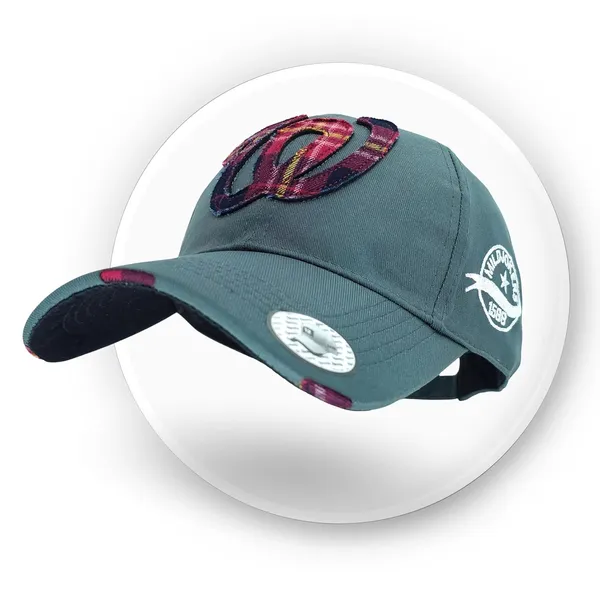 Charcoal_Comfortable_Fit_With_Strap_Breathable_Cotton_Sports_W_Baseball_Cap