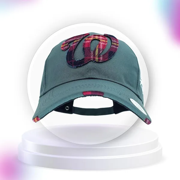 Charcoal_Comfortable_Fit_With_Strap_Breathable_Cotton_Sports_W_Baseball_Cap