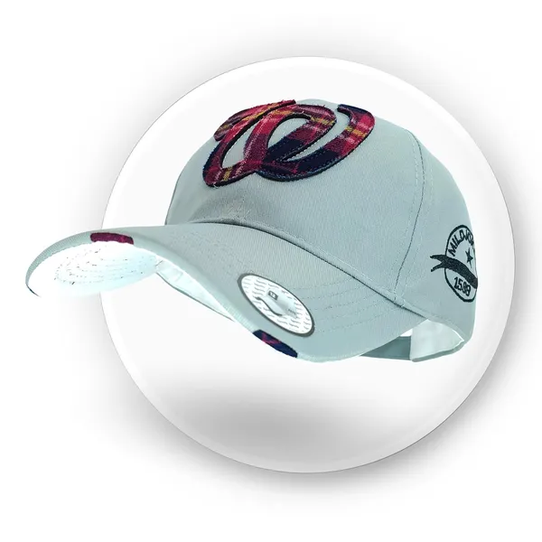 Silver_Comfortable_Fit_With_Strap_Breathable_Cotton_Sports_W_Baseball_Cap