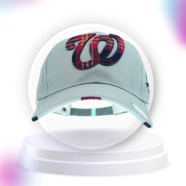 Silver_Comfortable_Fit_With_Strap_Breathable_Cotton_Sports_W_Baseball_Cap