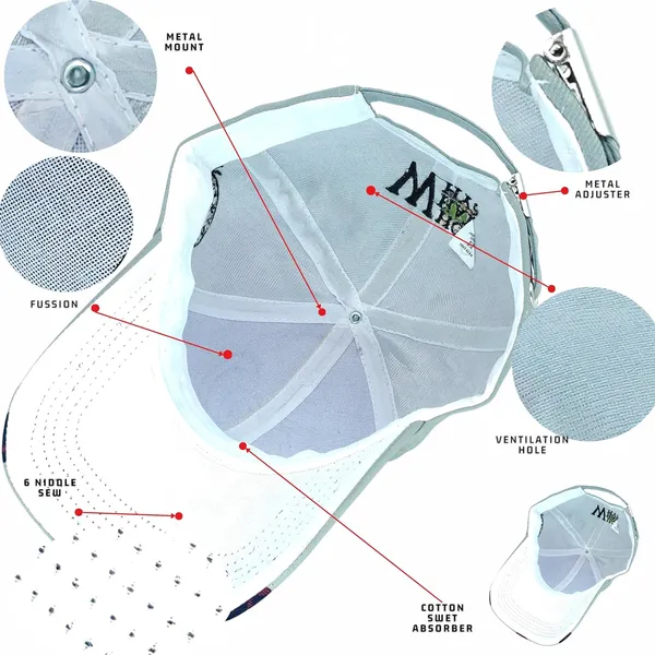 Silver_Comfortable_Fit_With_Strap_Breathable_Cotton_Sports_W_Baseball_Cap