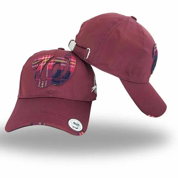 Maroon_Comfortable_Fit_With_Strap_Breathable_Cotton_Sports_W_Baseball_Cap