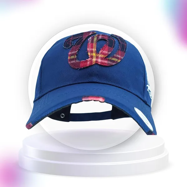 Navy_Comfortable_Fit_With_Strap_Breathable_Cotton_Sports_W_Baseball_Cap