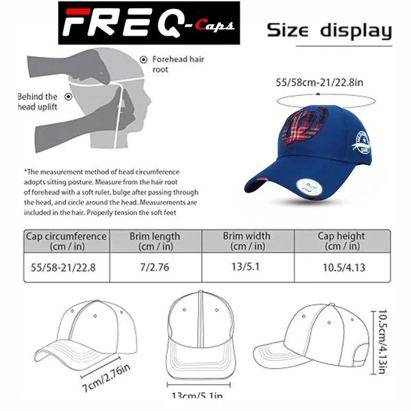 Navy_Comfortable_Fit_With_Strap_Breathable_Cotton_Sports_W_Baseball_Cap