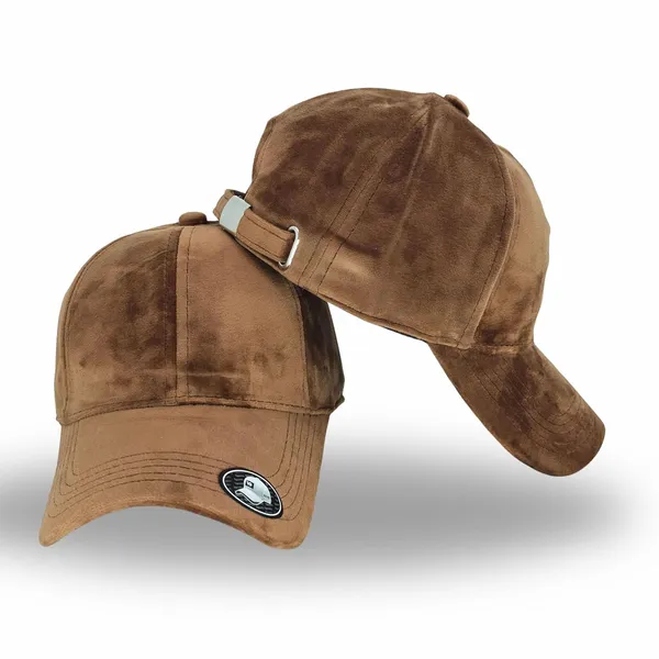Brown_Velvet_Baseball_Cap_For_Man_And_Women