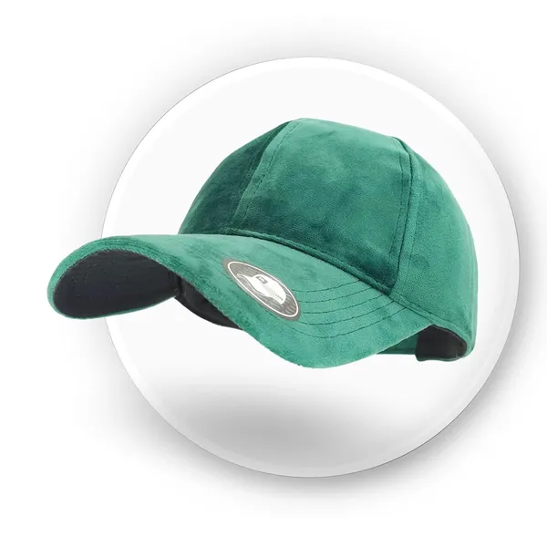 Green_Velvet_Baseball_Cap_For_Man_And_Women