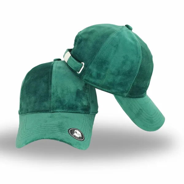 Green_Velvet_Baseball_Cap_For_Man_And_Women