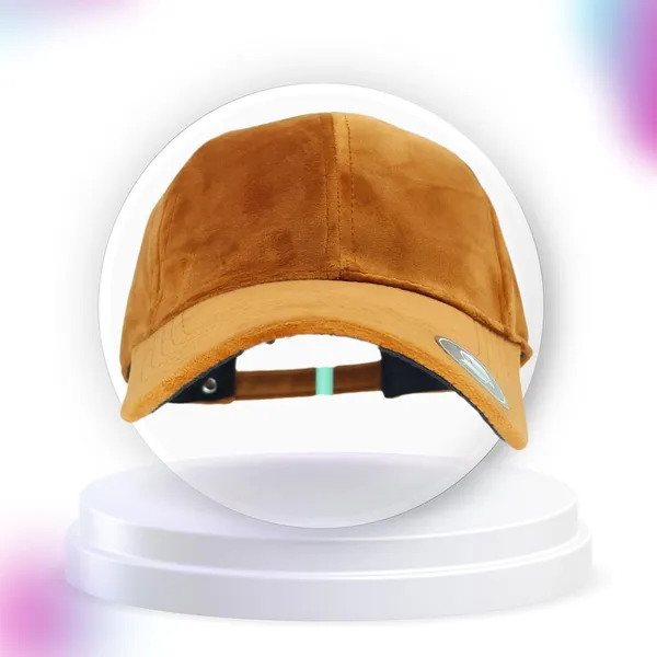 Orange_Velvet_Baseball_Cap_For_Man_And_Women