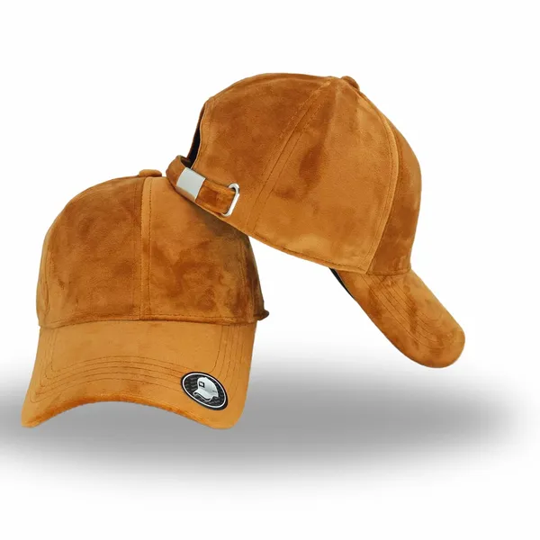 Orange_Velvet_Baseball_Cap_For_Man_And_Women