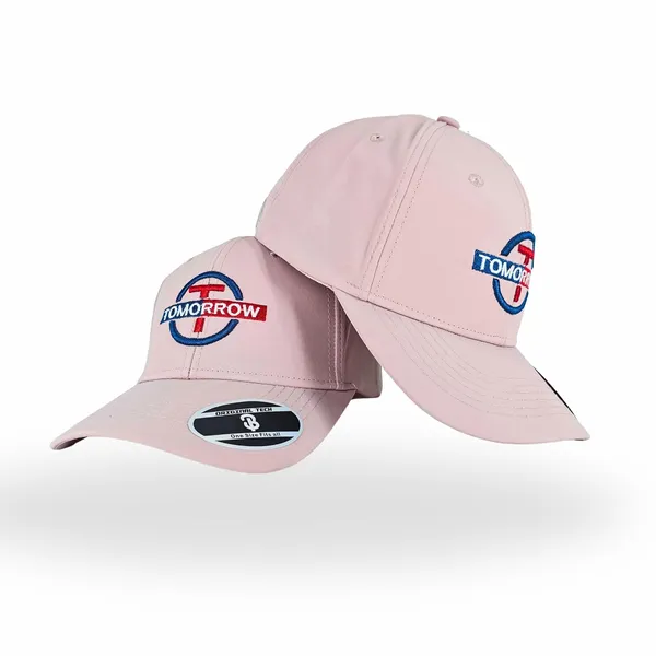 Pink_Baseball_Cap_With_Embroidered_Logo_For_Men_And_Women