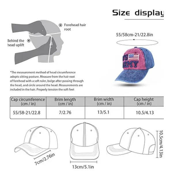 Red_Us_Army_Embroidered_Unisex_Cap