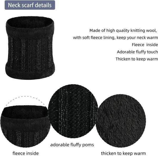 Black_3_In_1_Warm_Thick_Lining_Slouchy_Beanie_Hats_Scarf_Touch_Screen_Gloves_For_Womens_&_Girls