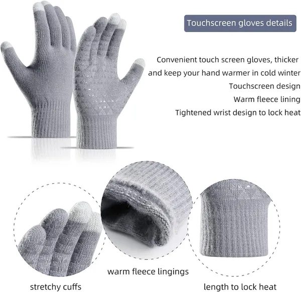 Silver_3_In_1_Warm_Thick_Lining_Slouchy_Beanie_Hats_Scarf_Touch_Screen_Gloves_For_Womens_&_Girls