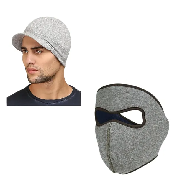 Silver_Stretchable,_Breathable,_Sun_Protection_Skull_Cap_And_Balaclava_Face_Mask_For_Men_(Pack_Of_2)
