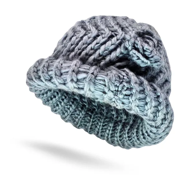 Silver_Versatile_Knit_Pom_Pom_Winter_Stylish_Beanie_For_Women