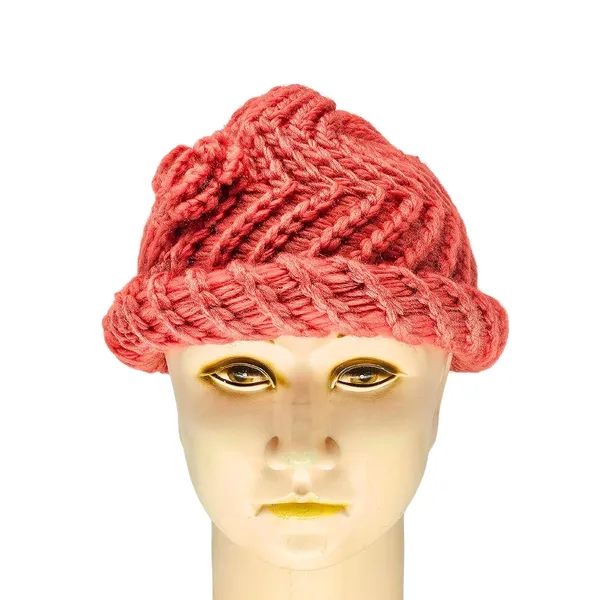Orange_Versatile_Knit_Pom_Pom_Winter_Stylish_Beanie_For_Women
